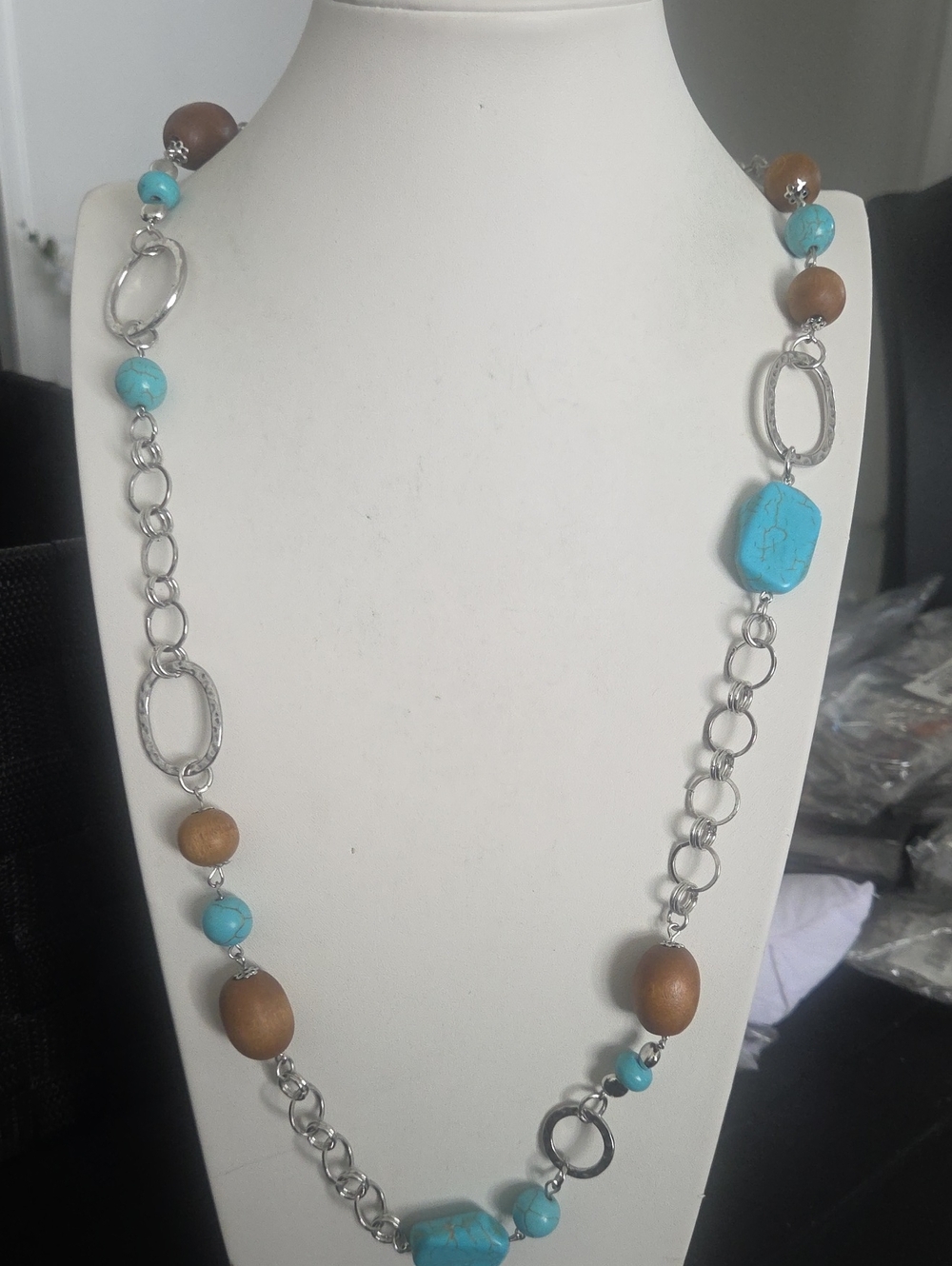 Paparazzi Prairie Reserve Blue Necklace NWT